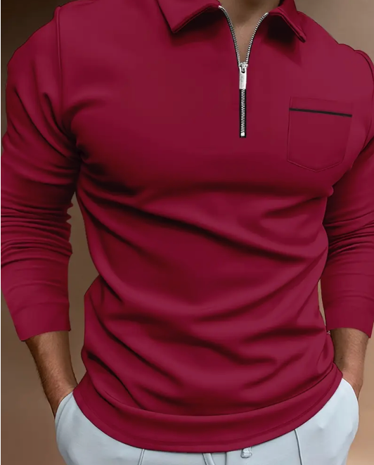 RALPH POLO - Pull zippé stylé pour homme (design italien)