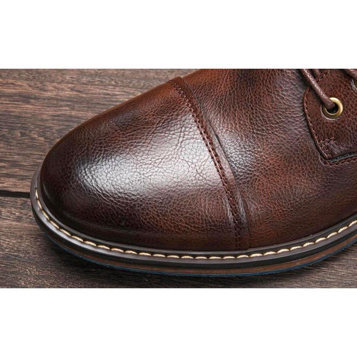 Aaron | Bottes oxford en cuir de qualité supérieure fabriquées à la main