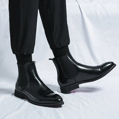 Damien | leather chelsea boots