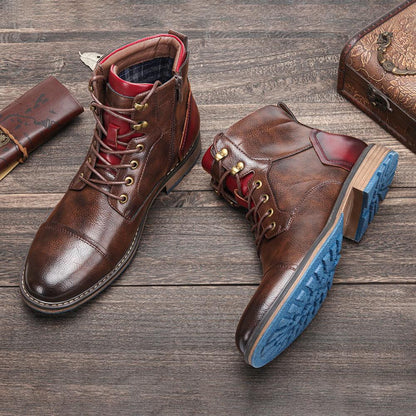 Aaron | Bottes oxford en cuir de qualité supérieure fabriquées à la main