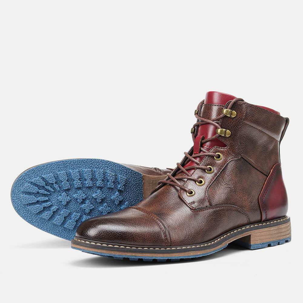 Aaron | Bottes oxford en cuir de qualité supérieure fabriquées à la main